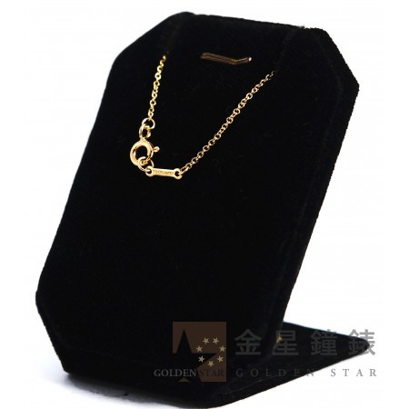 Tiffany & Co【蒂芬妮】愛心緞帶造型項鍊