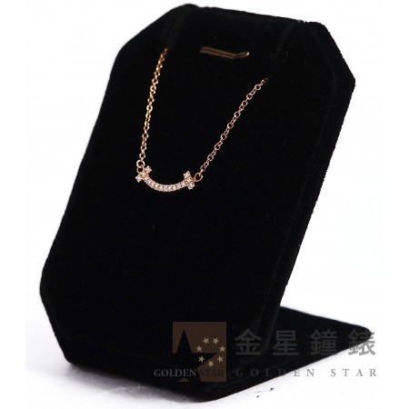 Tiffany & Co【蒂芬妮】微笑造型鑽石項鍊
