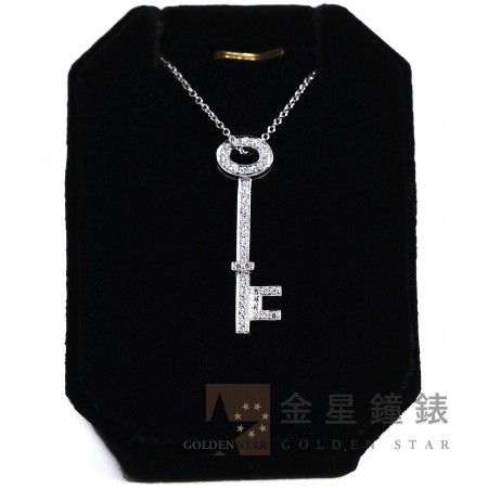 Tiffany & Co【蒂芬妮】鑰匙造型鑽石項鍊111
