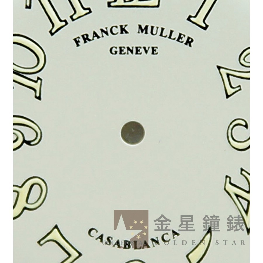 法蘭克穆勒 5850專用面盤 白字