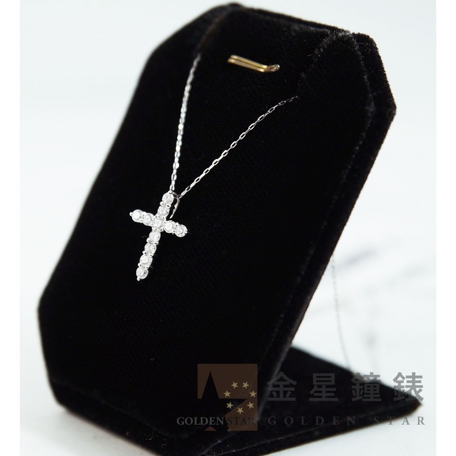 十字架造型鑽石項鍊