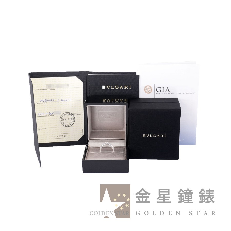 Bvlgari【寶格麗】Dedicata a Venezia 鉑金鑽戒